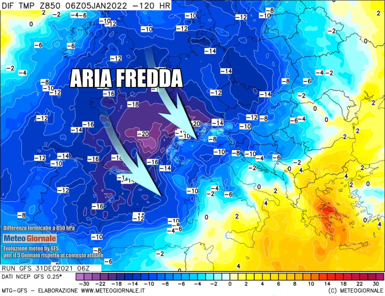 Ritorno ad un clima più invernale