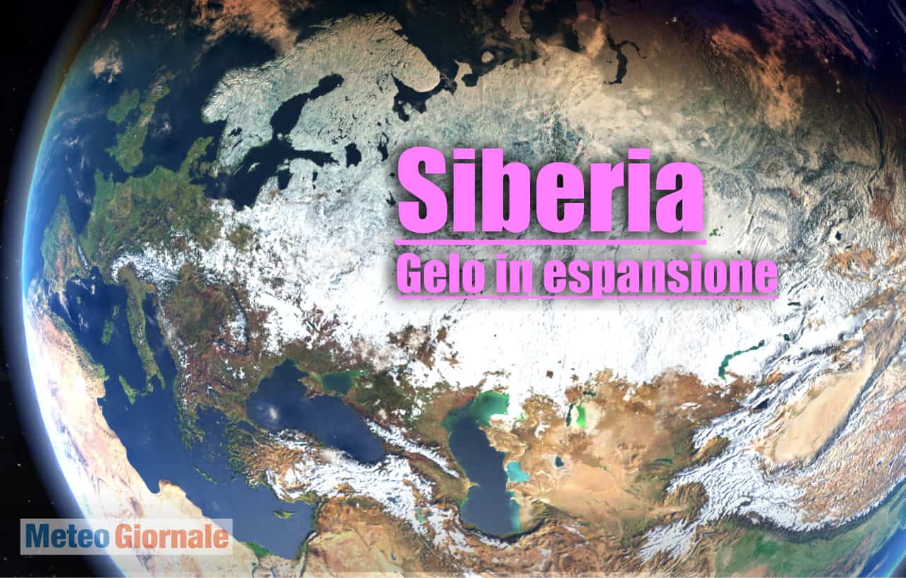 gelo in espansione in siberia