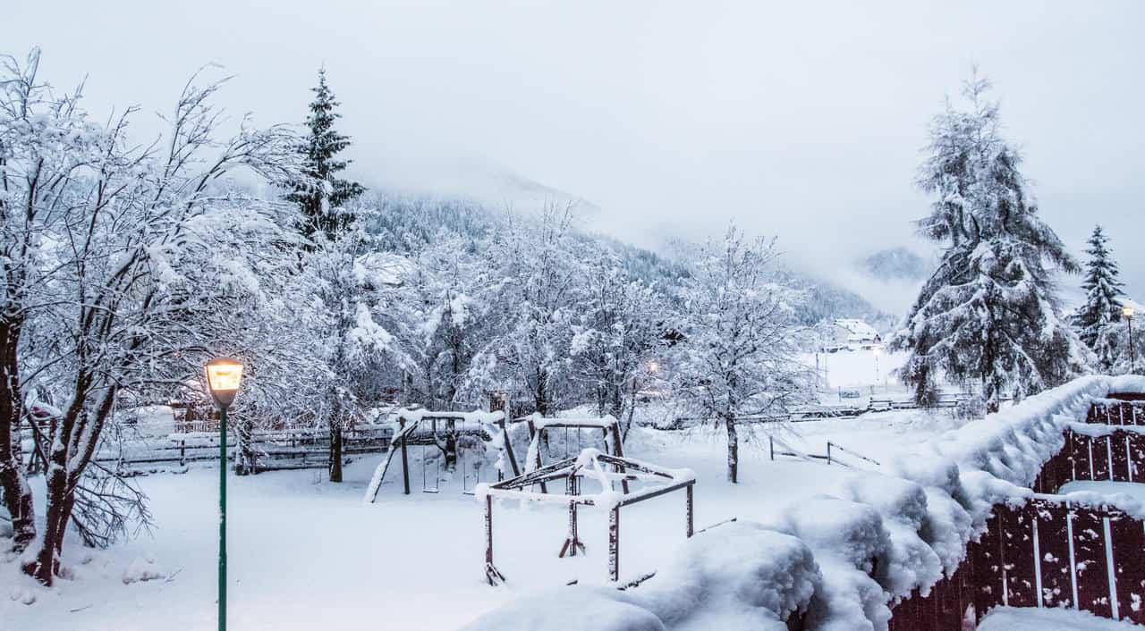 Panorami invernali fino a bassa quota