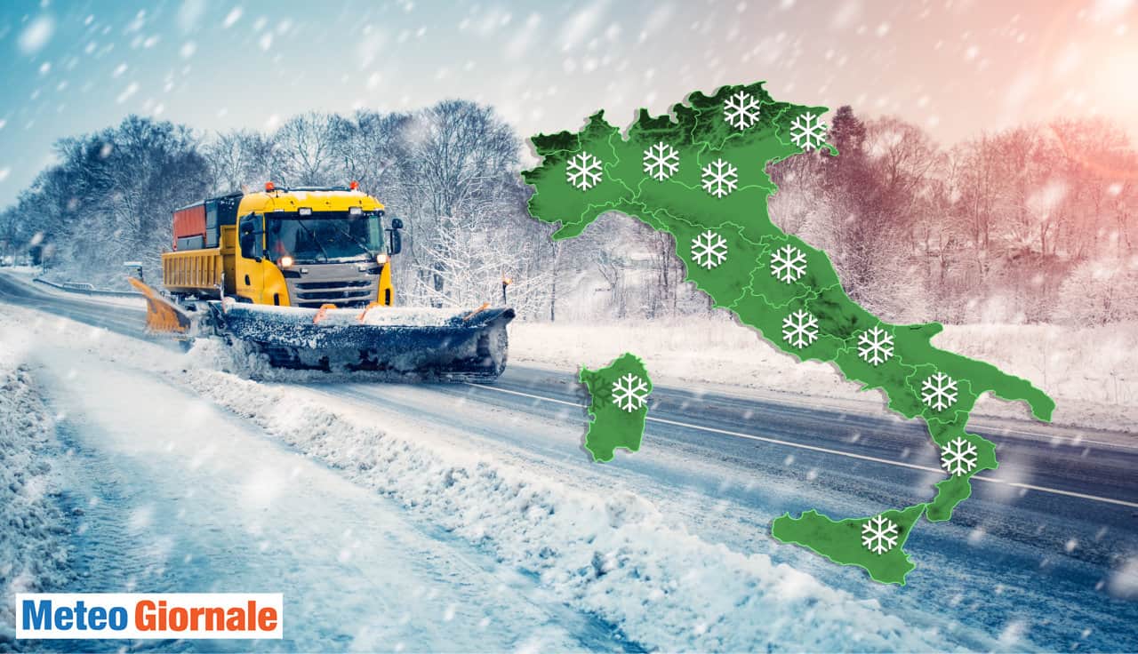 Meteo invernale, mentre si va più avanti nel tempo con l'alta pressione, più acuto e anomalo sarà l'evento freddo sull'Italia.