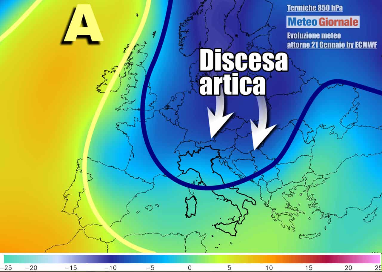 Verso fase decisamente invernale