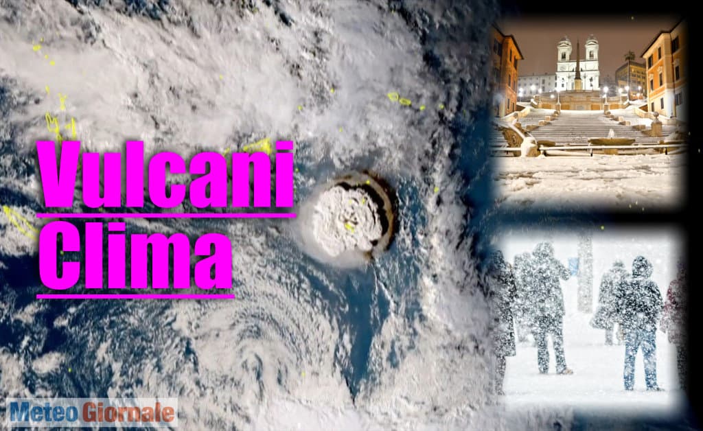 meteo gelido esplosione vulcanica