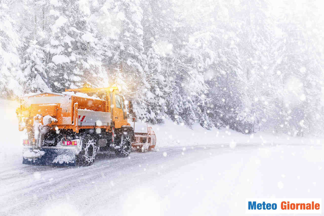 Nuove nevicate in arrivo, fino a quote molto basse