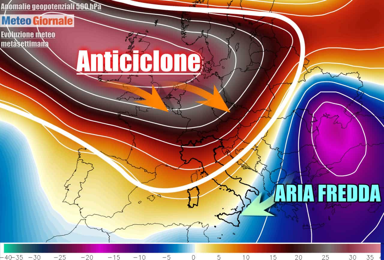 L'inverno verrà scalzato di nuovo dall'anticiclone