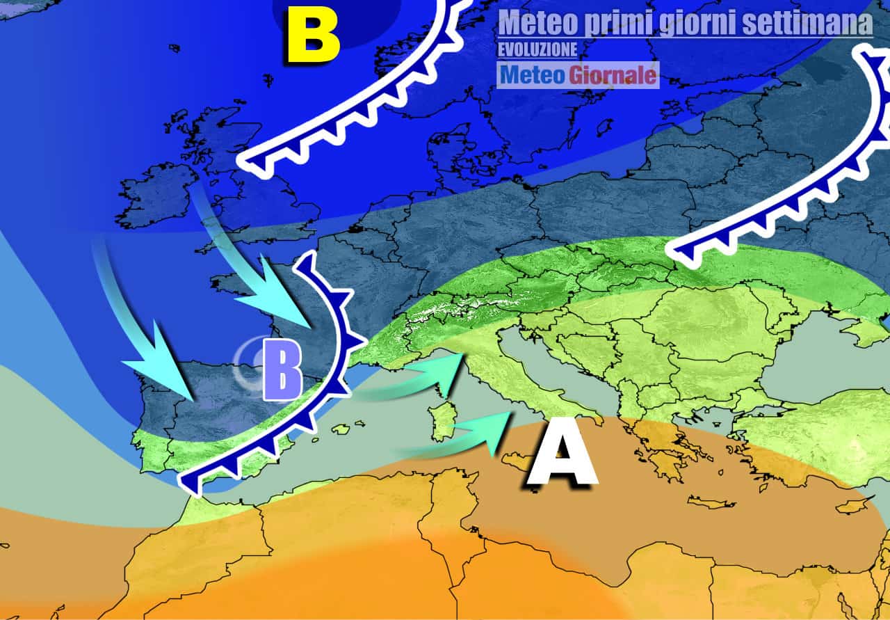 Scenario meteo verso il peggioramento dell'Epifania
