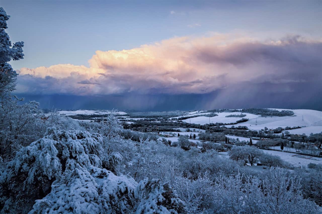 Quando la neve arriva dal mare
