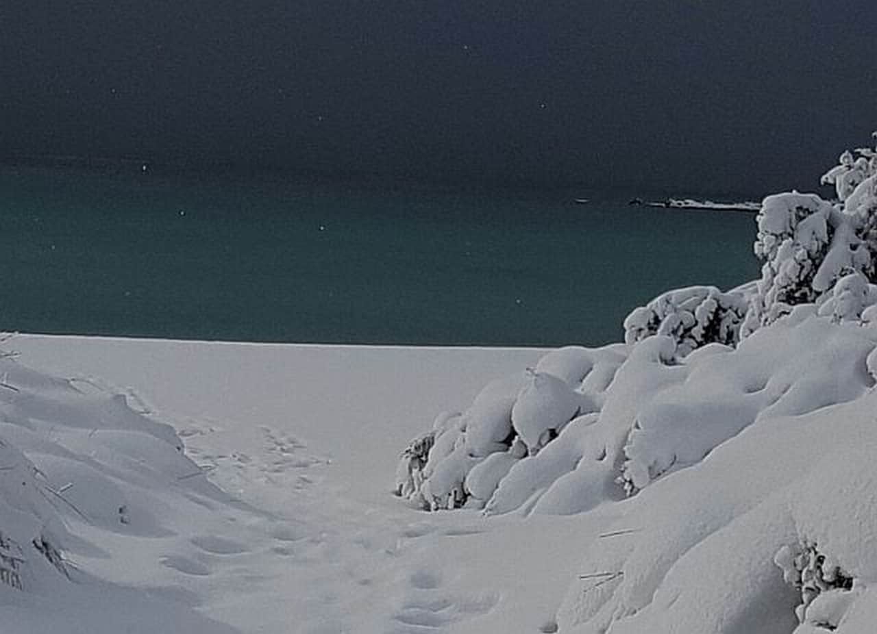 Spettacolare neve in Puglia