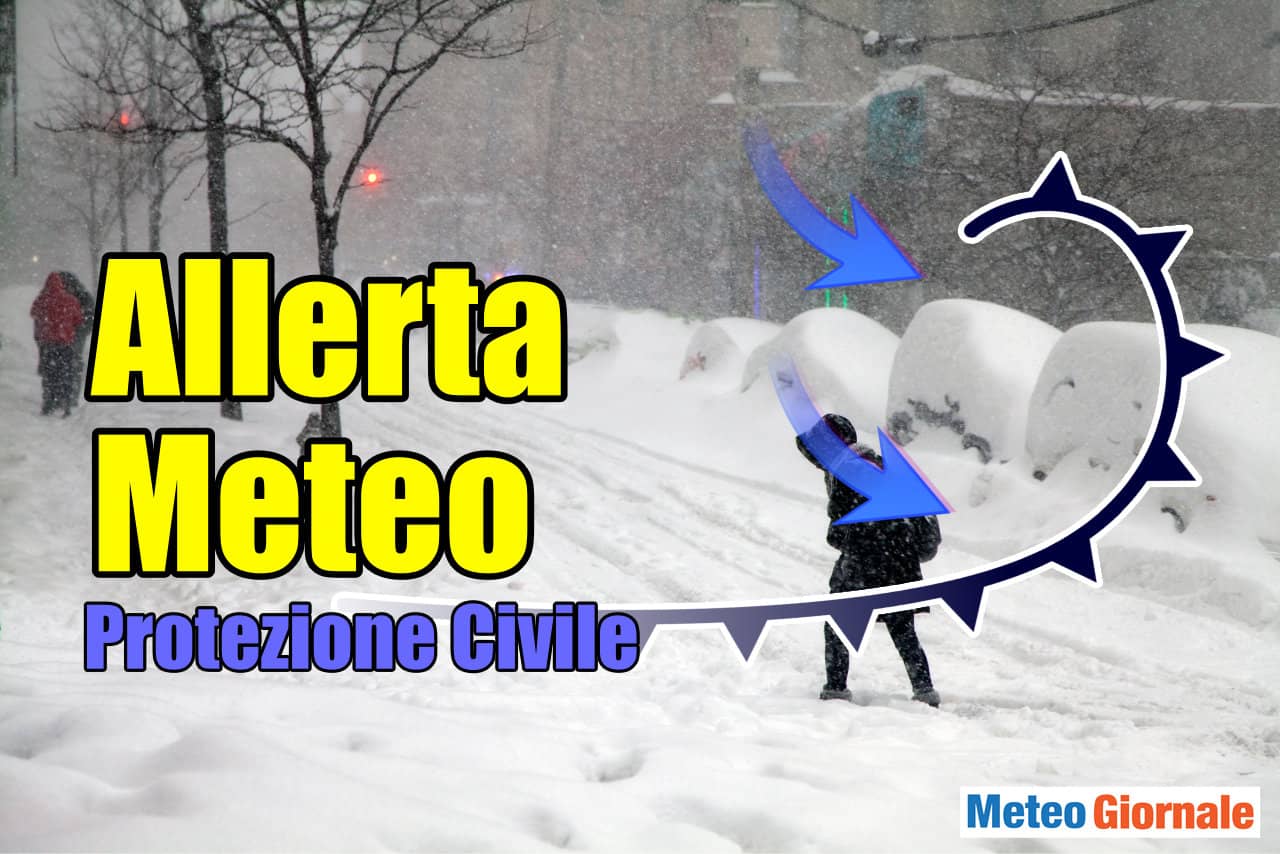 Allerta meteo Protezione Civile 