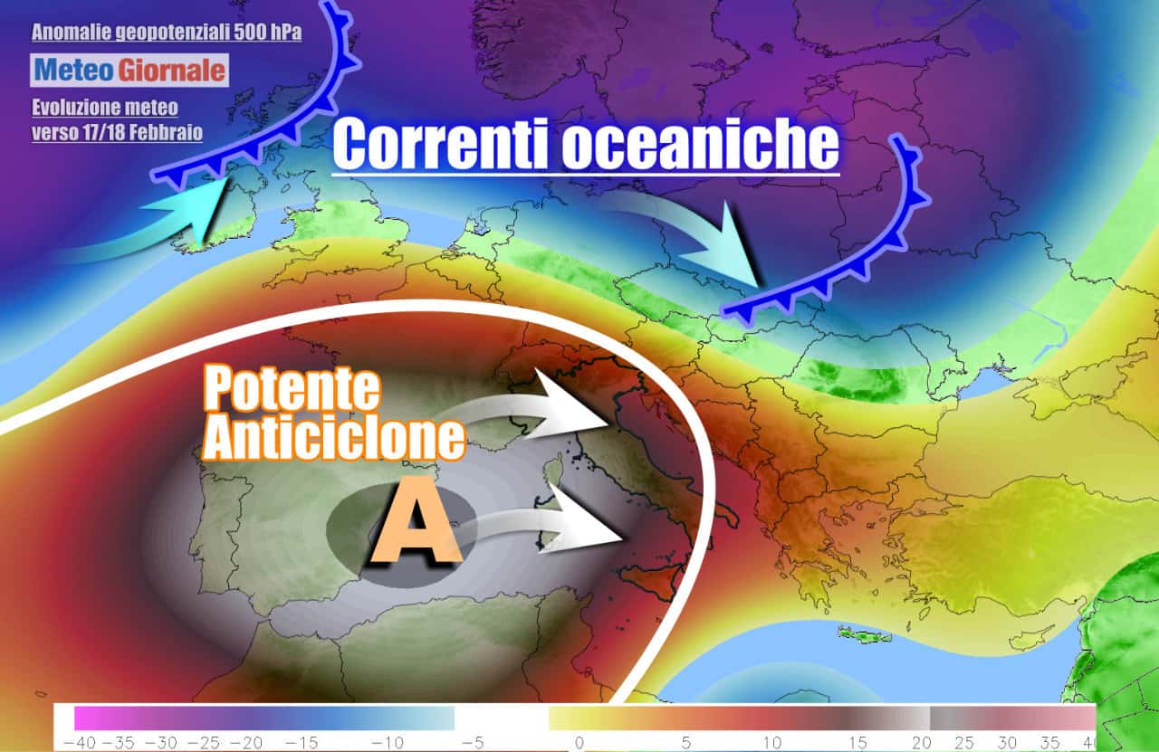 Meteo che si ripete, ancora anticiclone dopo la parentesi perturbata