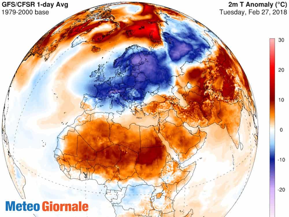 Gli Inverni della nuova Era climatica dal meteo fortemente influenzato dal Vortice Polare