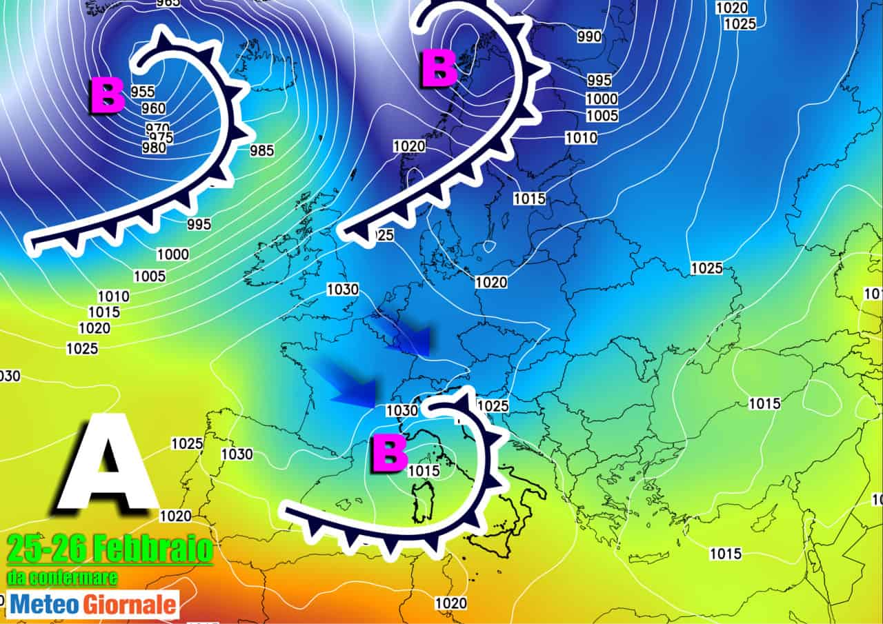 evoluzione meteo
