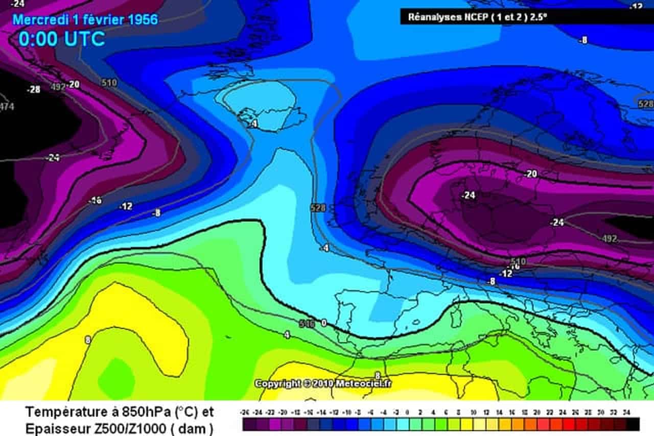 Le termiche a 1500 metri di quota il 1° febbraio 1956