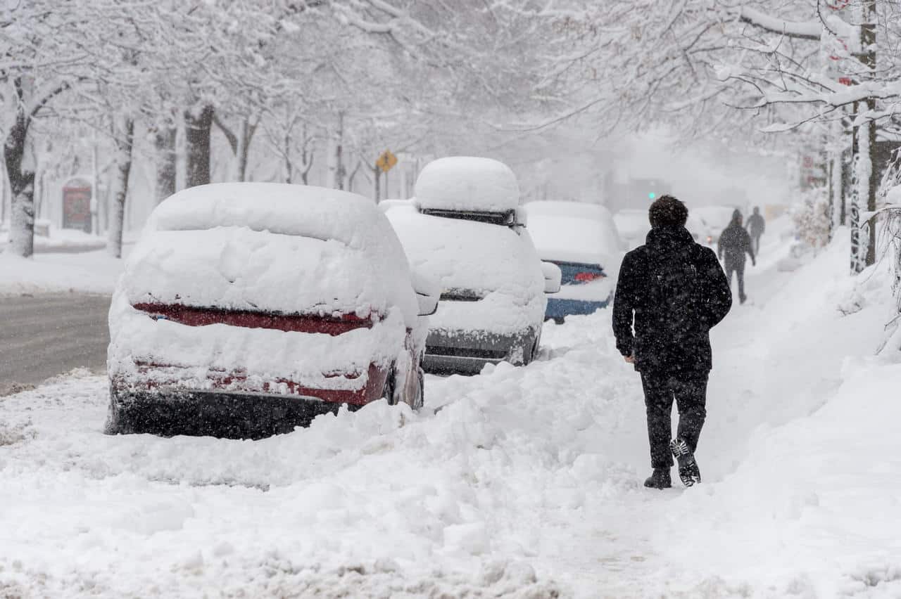 Arriva la neve a quote basse, il primo episodio da inizio anno