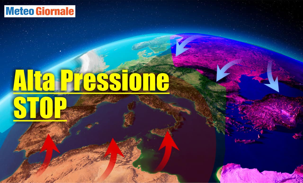 meteo con alta pressione stop