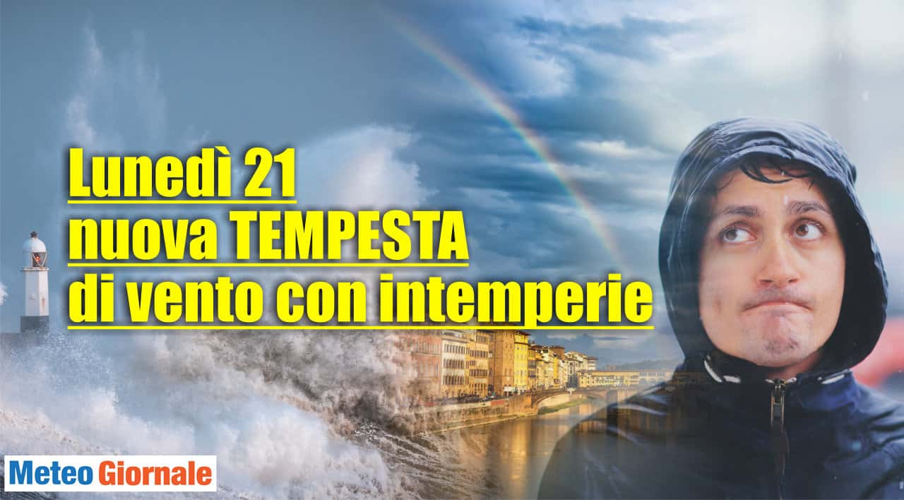 meteo con burrasca di vento
