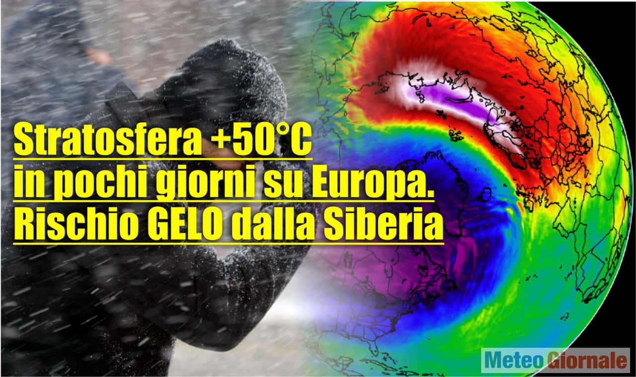 strat warming e gelo siberiano