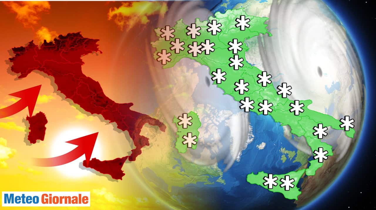 meteo estremo con rischio di sbalzi termici