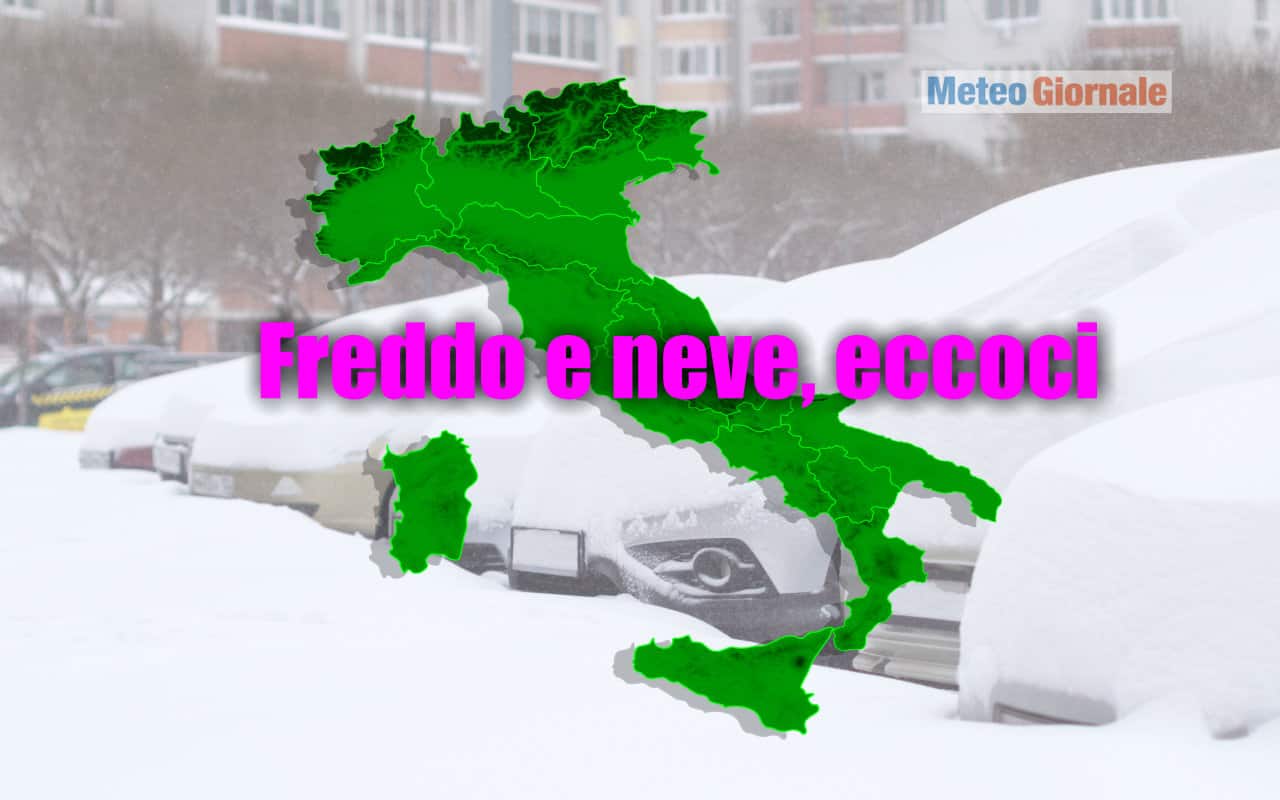 meteo marzo freddo neve