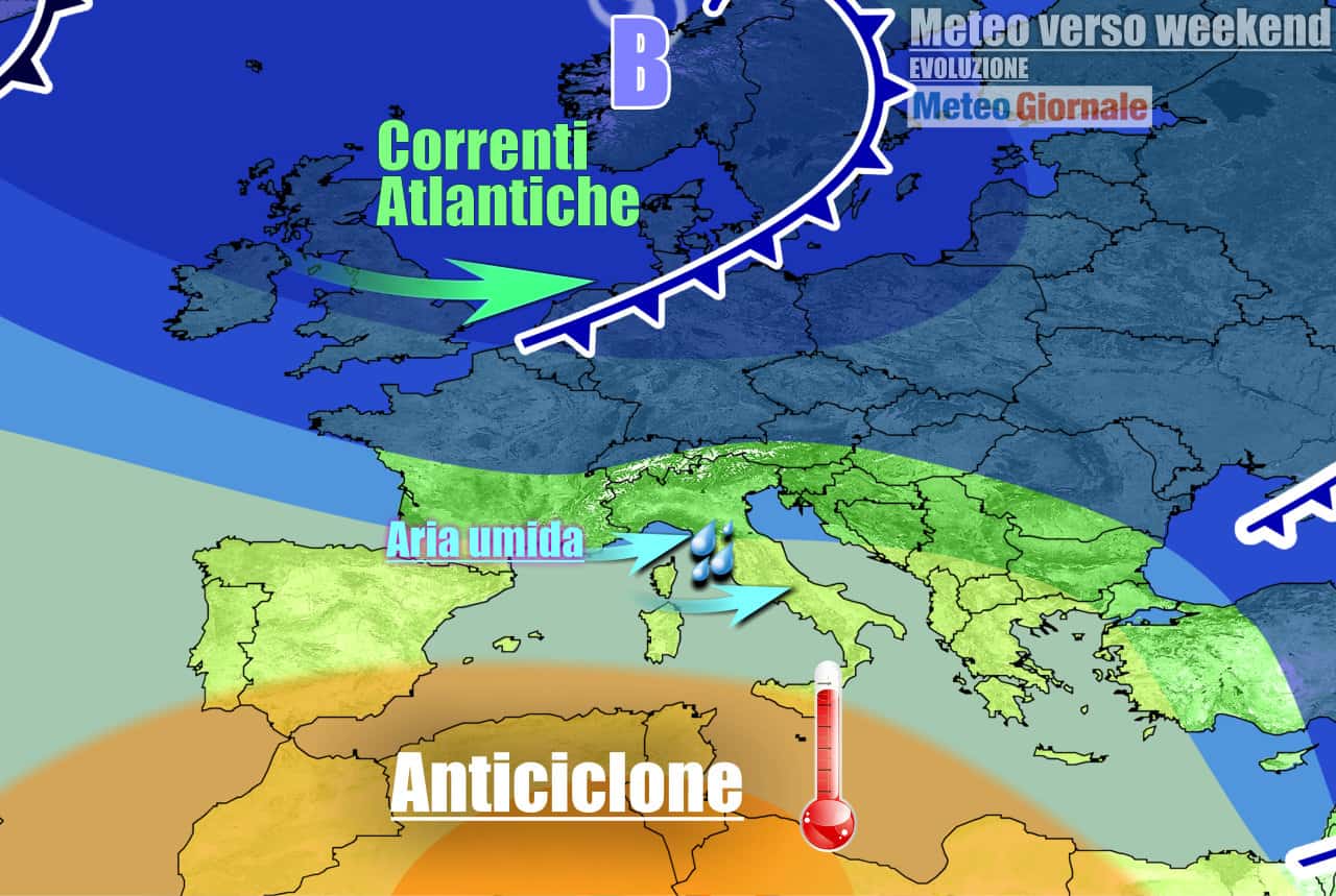 Meteo 7 Giorni: torna l’ANTICICLONE, ma arriva qualche PIOGGIA. I dettagli