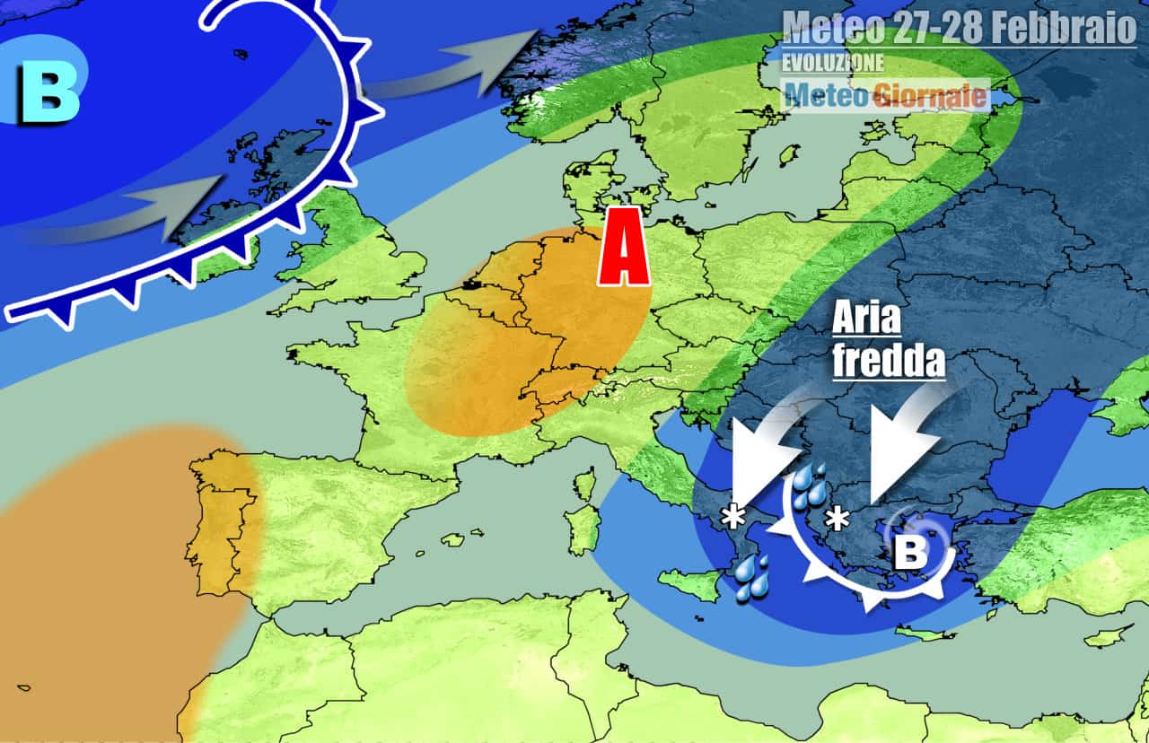 Fase invernale per l'Italia