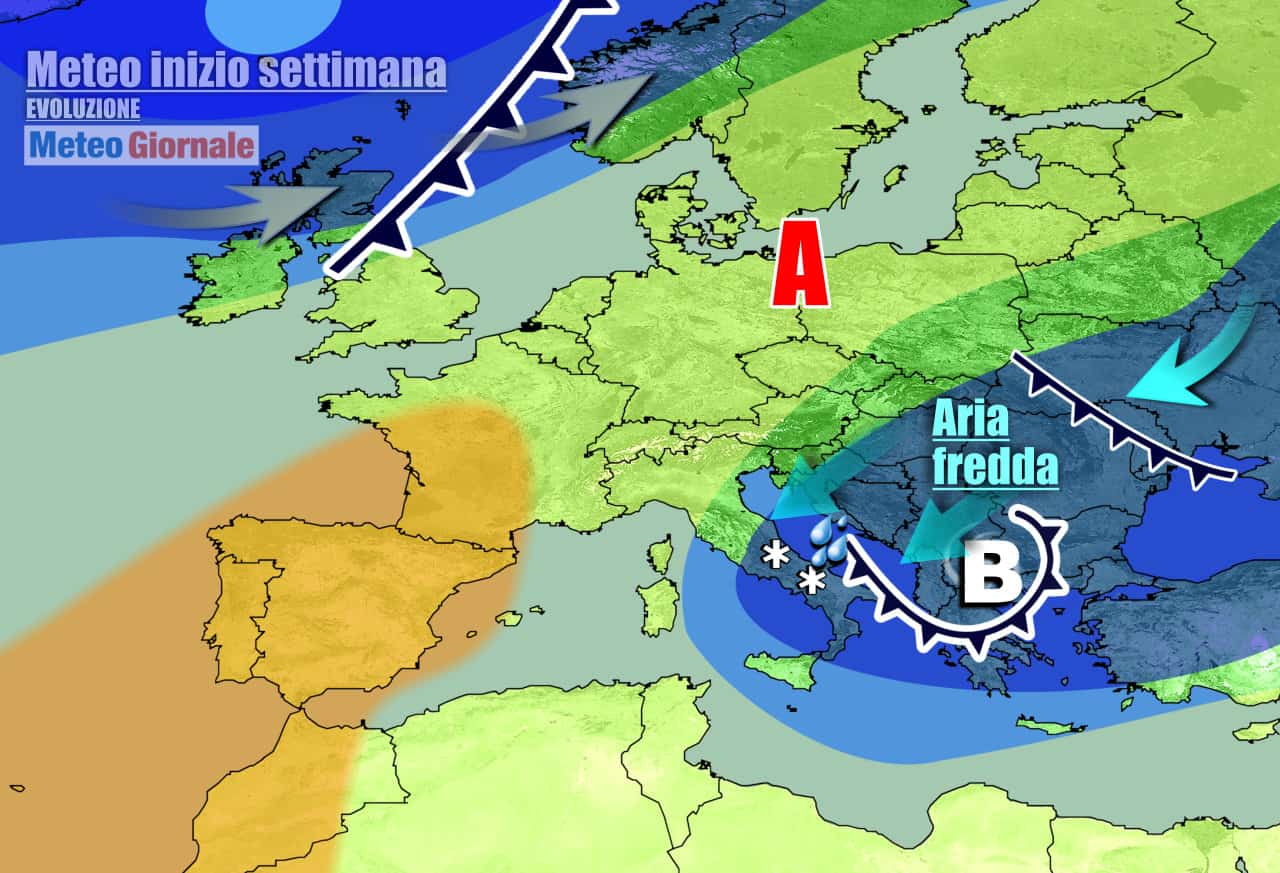 Freddo ed altre nevicate a quote basse