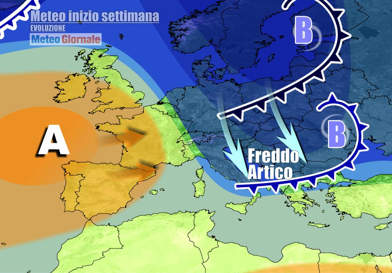 Italia lambita da discesa fredda, ma durerà poco