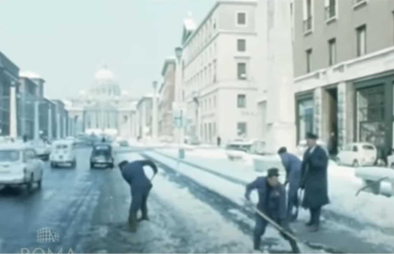Meteo Lazio: la neve di Marzo a Roma. Video. Le cause