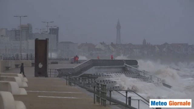 Sta per arrivare il peggio. Allerta meteo rossa per uragani in Europa. Video meteo