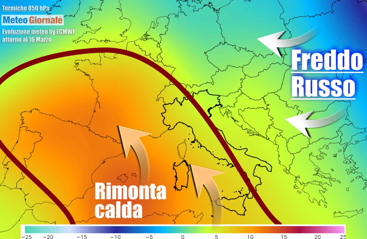 Tepore primaverile, ma sarà solo una fiammata