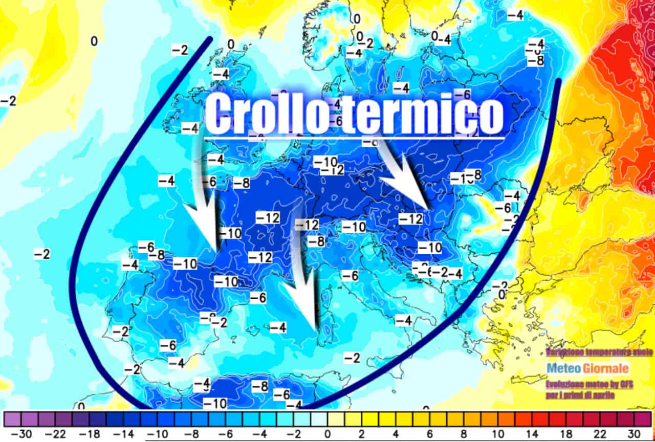 Torna il meteo invernale sull'Europa
