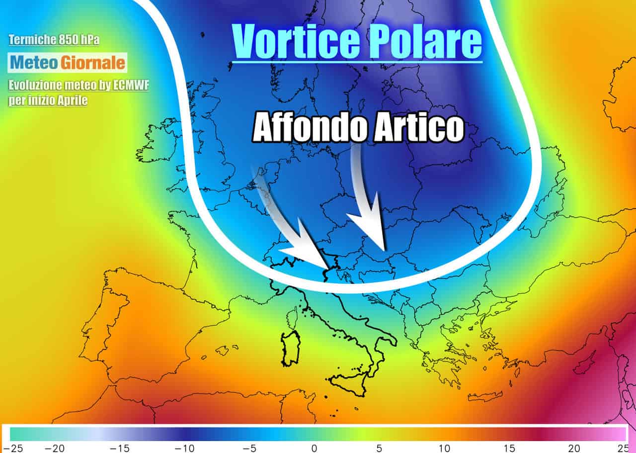 Torna l'inverno sul Centro-Nord Europa