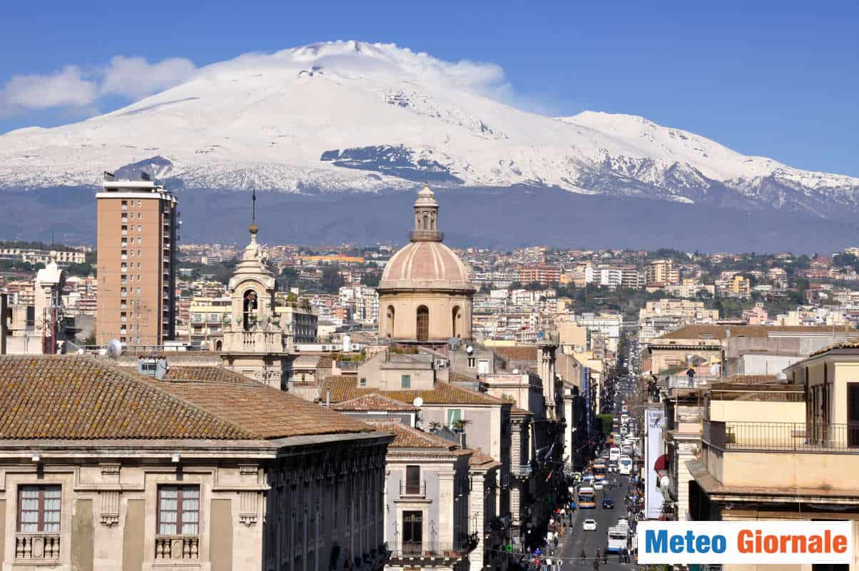 Meteo CATANIA: generalmente mite, cambiamento la settimana prossima