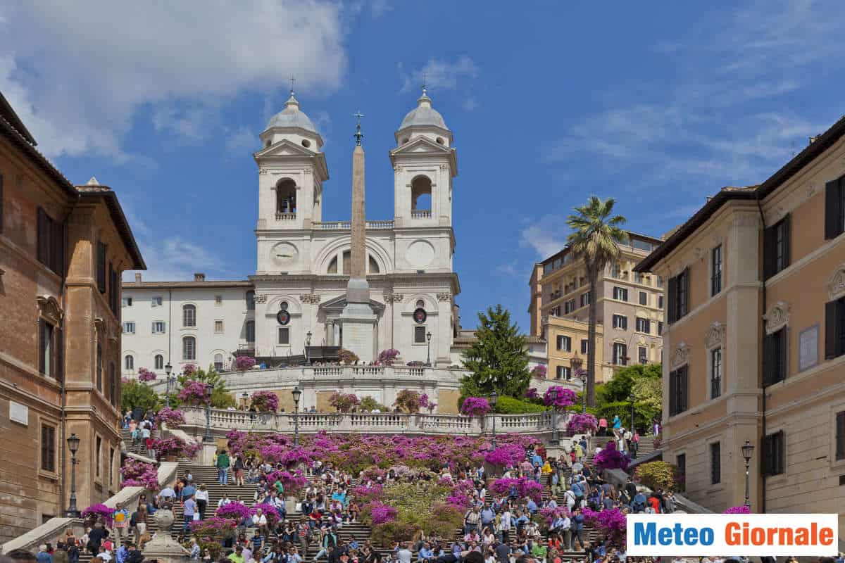 Meteo ROMA: bel tempo, mite. Settimana prossima forte maltempo