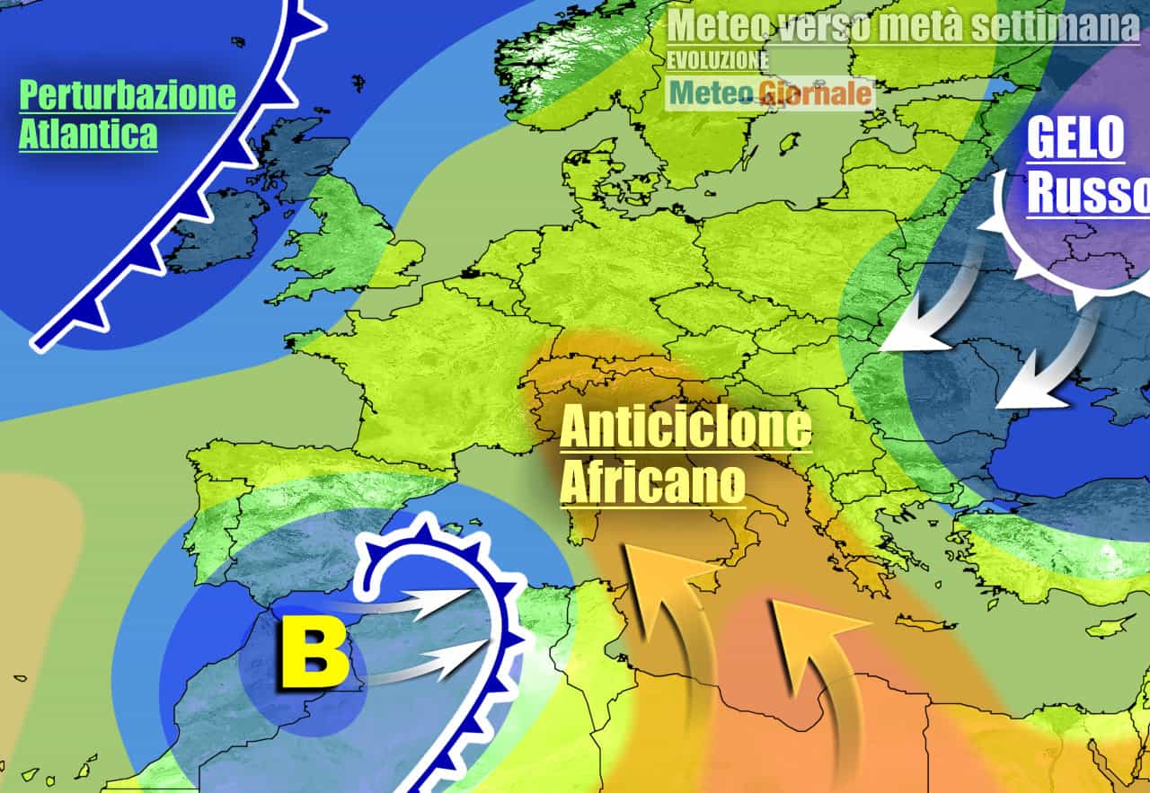 Cambiamento in vista nella seconda parte della settimana