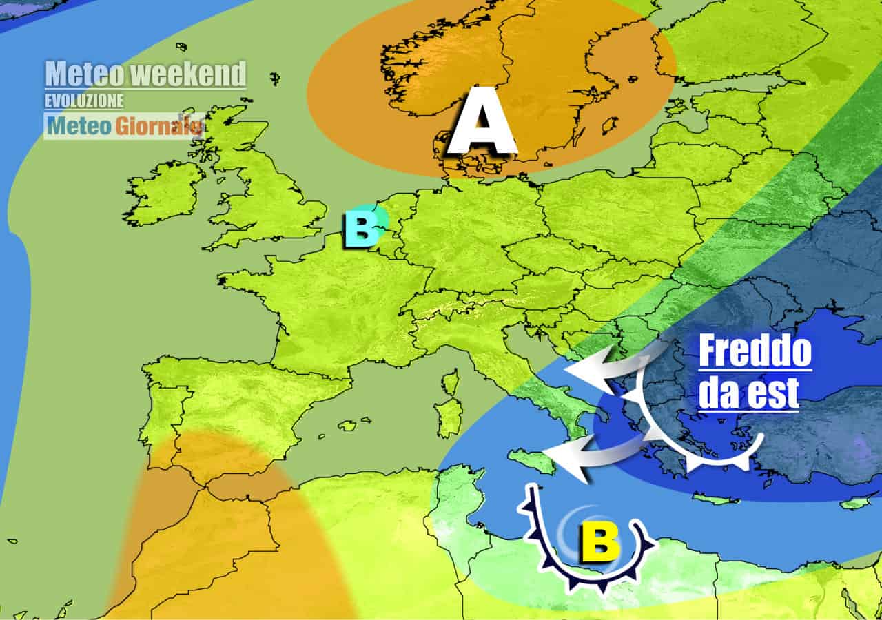 Italia tra freddo e anticiclone