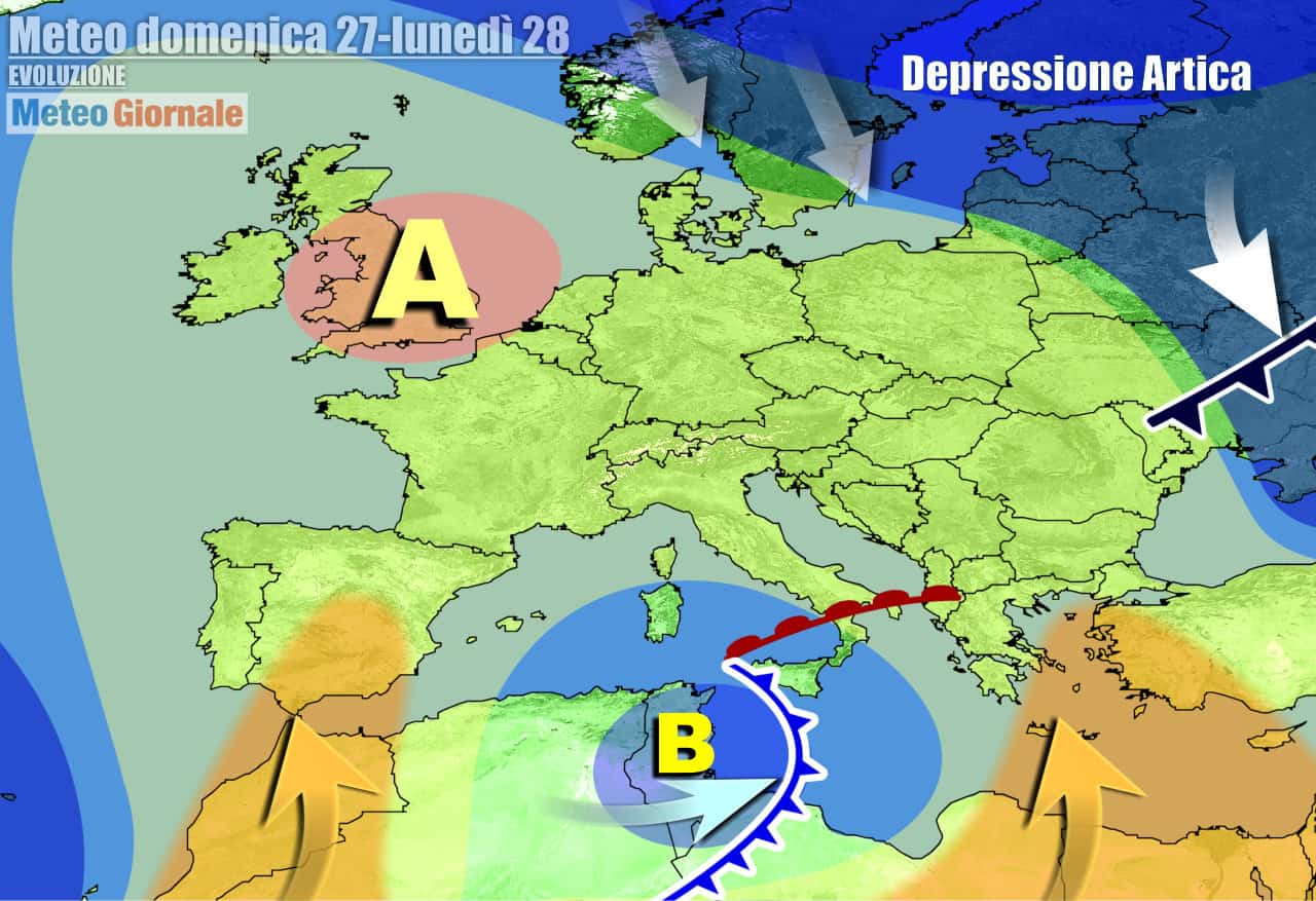 Qualche insidia al Sud tra domenica e lunedì