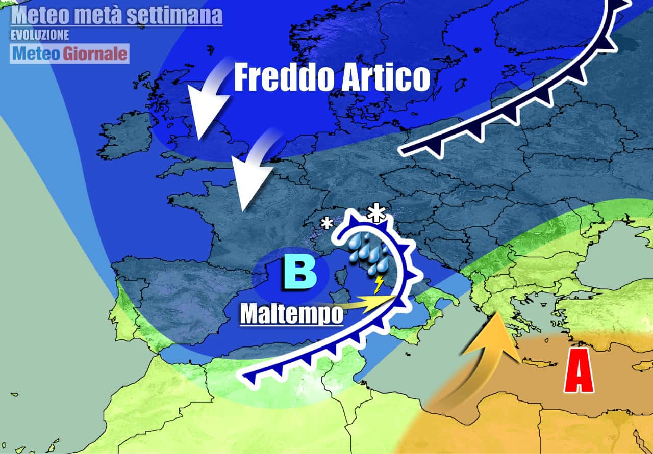 Ondata di maltempo in arrivo