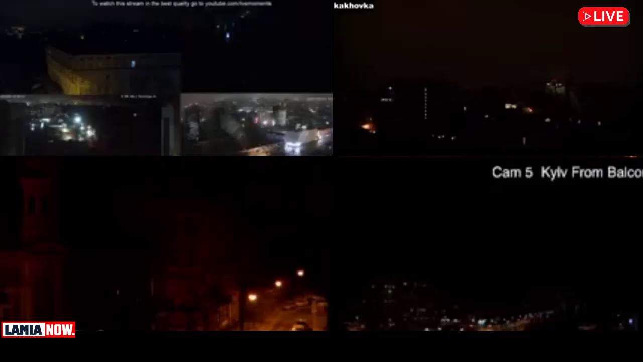 Webcam in diretta da Kiev, in Ucraina. La capitale di 3 milioni di abitanti sotto i bombardamenti