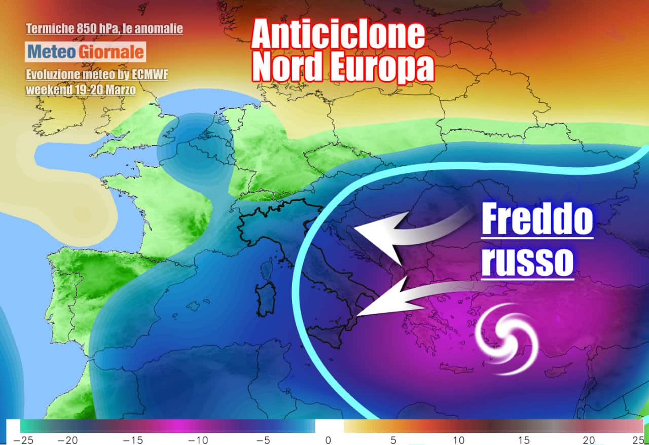 Dallo scirocco al clima invernale