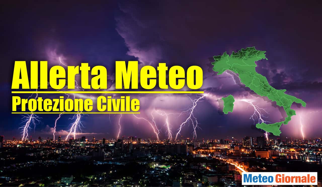 allerta meteo protezione civile