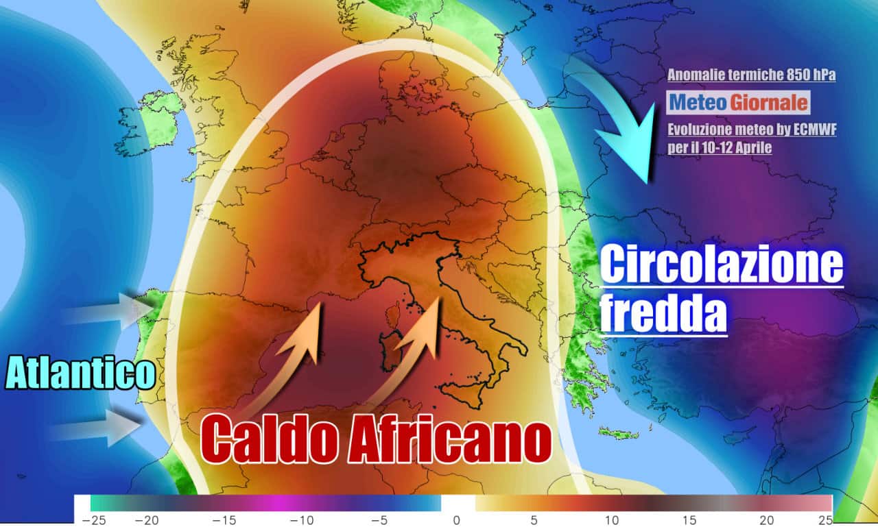Dall'inverno al caldo anomalo in circa una settimana
