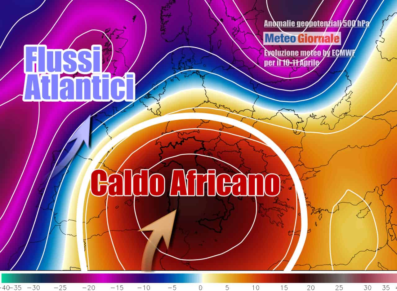 Dopo il freddo polare, arriva l'anticiclone africano