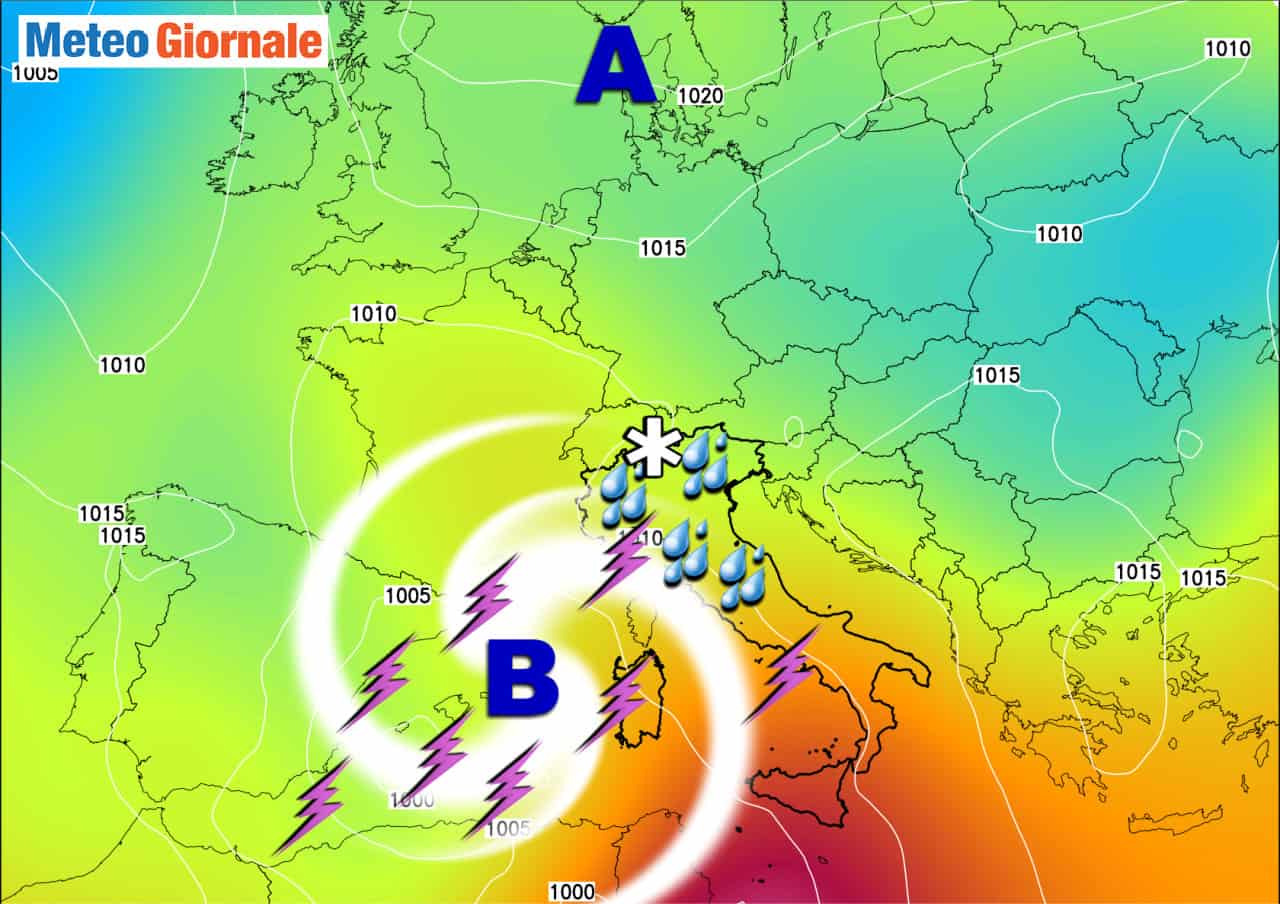 evoluzione meteo