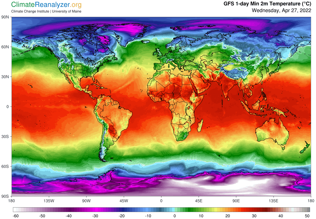 gfs world ced t2min 1 day