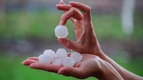 Grandine su Milano. Video meteo