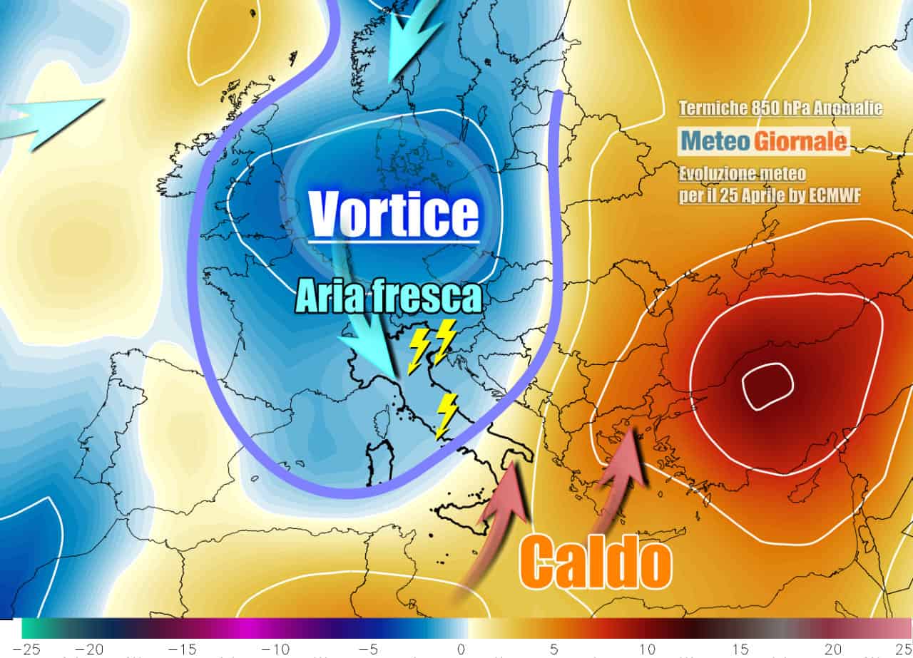 Italia spaccata in due nel lungo weekend del 25 Aprile