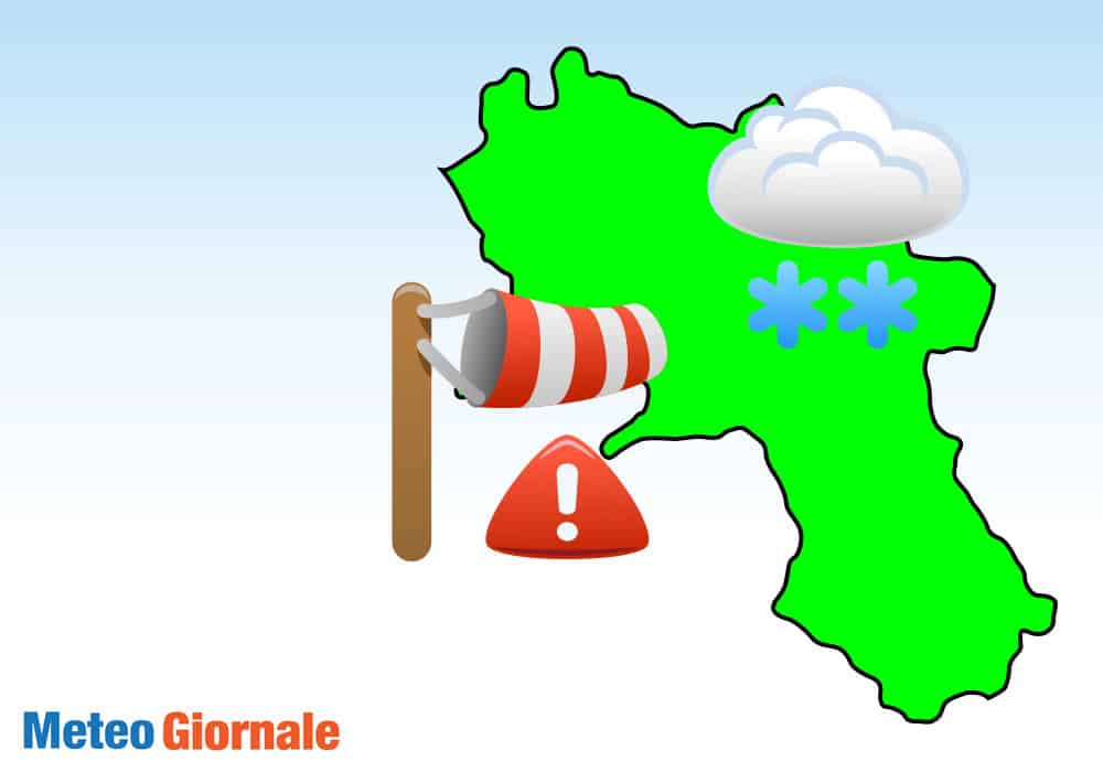Meteo Campania, brusco cambiamento per un fronte freddo. La Pasqua e la Pasquetta