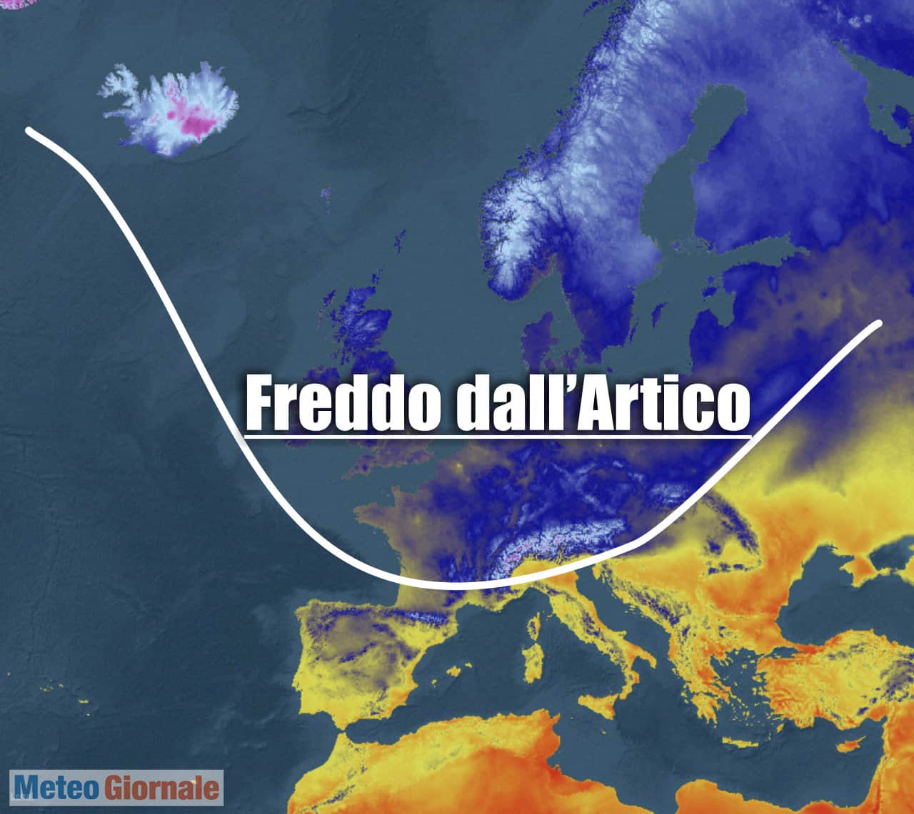 meteo con freddo artico