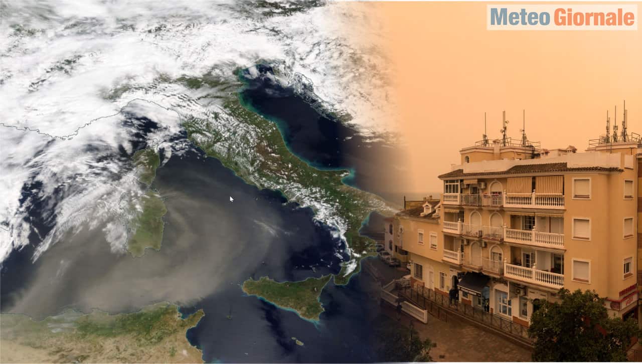 meteo con sabbia del sahara