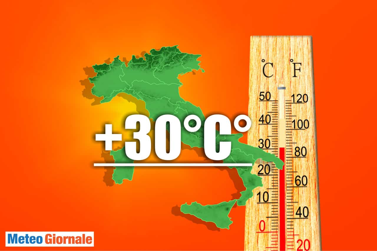 meteo lungo termine con rischio ondate di caldo